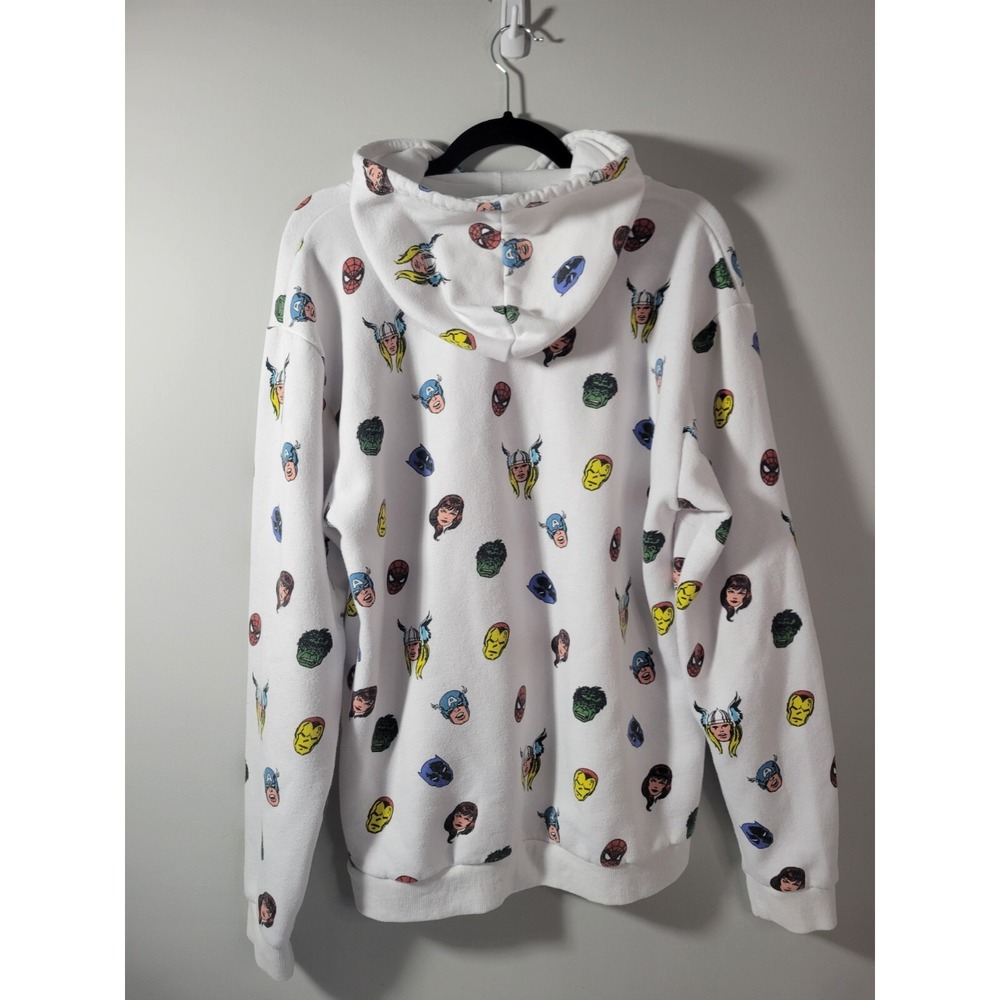 Marvel ‎ Super Heroes Avengers Sweatshirt Pullovet Hoodie  Medium - Picture 2 of 8